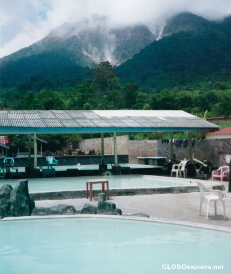 Postcard Brastagi spa