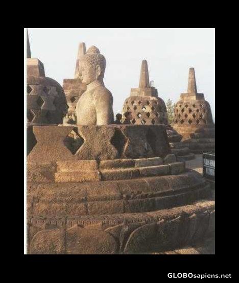 Postcard Borobudurtempel