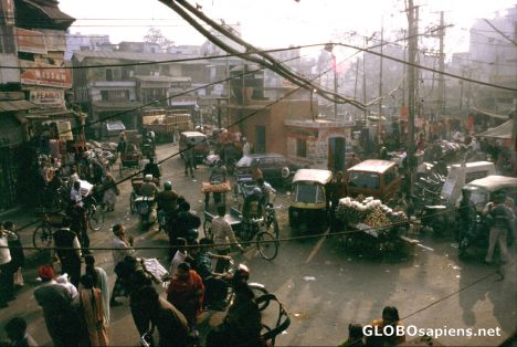 Postcard Afternoon at the Paharganj Rd.