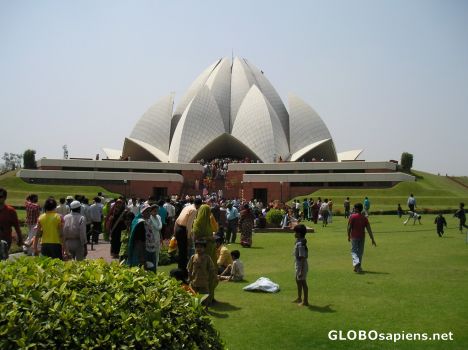 Postcard Lotus Temple