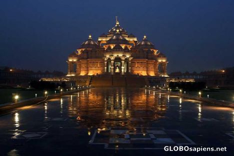 Postcard DELHI-AKSHARDHAM temple 2
