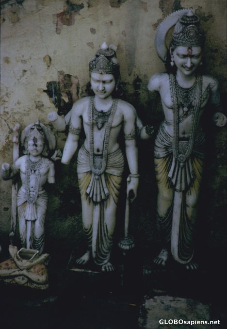 Postcard a holy place on Ganga river