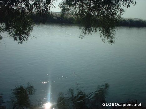 Postcard The sacred river Nila near Malappuram, Kerala.