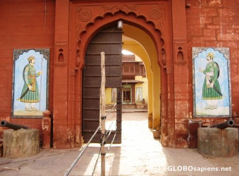 Postcard Entrance of Fork Pokaran