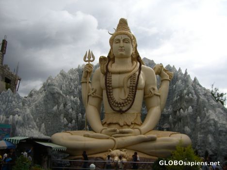Postcard Shiva temple
