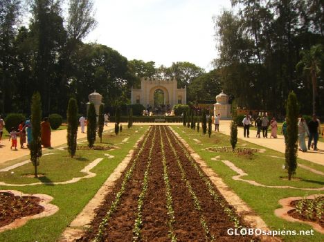 Postcard Dariya Daulatbagh  - gates to the palace