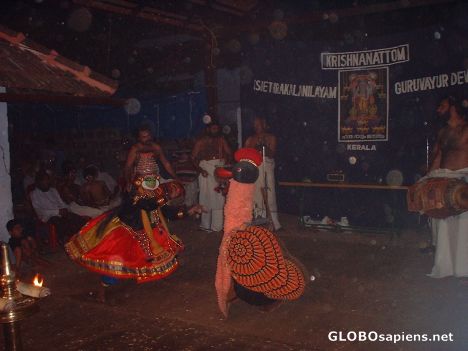 Postcard Another scene from Krishnanattam Dance Drama