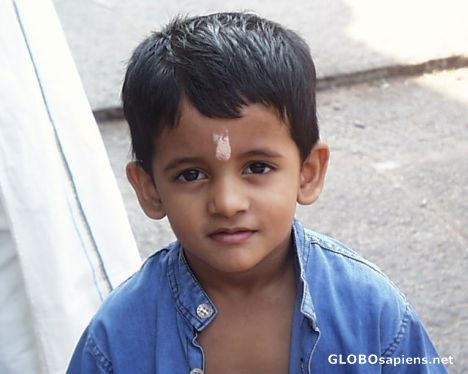Postcard Kerala face - an innocent and beautiful young man