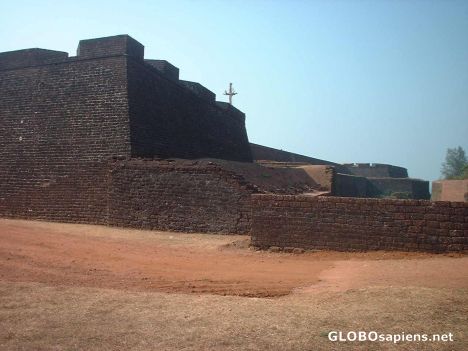 Postcard Fort St Angelo (1507), Kannur, Kerala