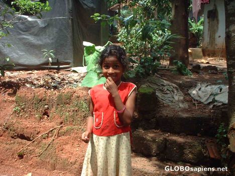 Postcard Innocent, Happy face of rural Kerala !