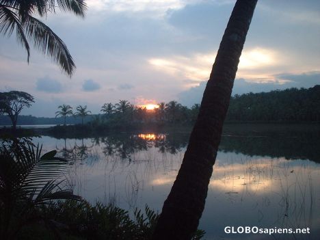 Postcard another shot from Kozhikode backwaters at dusk !