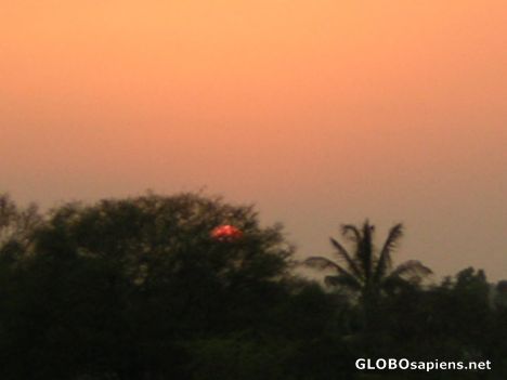 Postcard sunset from my house