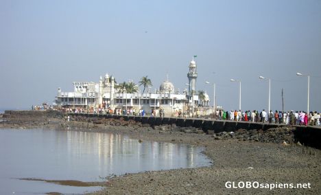 Postcard Haji Ali - the dargah at mumbai