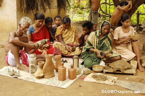 Postcard Dhokra Craft