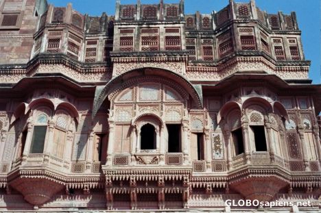 Postcard Impressive Meherangarh Fort