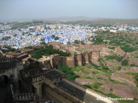Postcard Mehrangarh Fort Ramparts