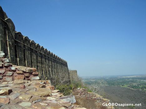 Postcard The fort walls