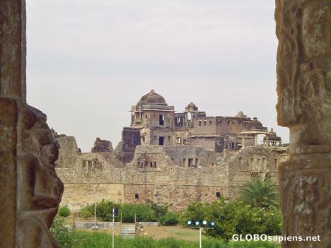 Postcard View of the palace within the fort complex