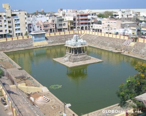 Postcard Temple Tank (koil kulam)