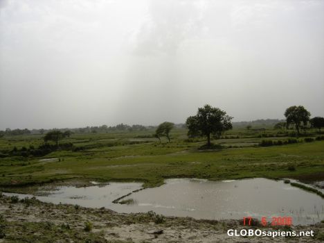 Postcard Varanasi Country side 2