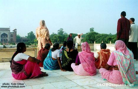 Postcard Taj-Mahal
