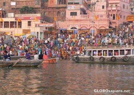 Postcard More colour on the Ganges