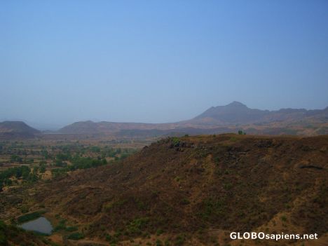 Postcard View from the toy train Neral-Matheran