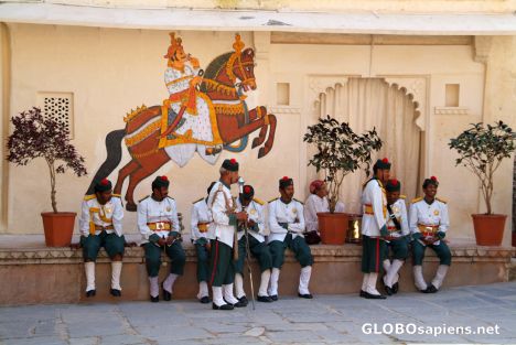 Postcard Udaipur - City Palace, Getting Ready