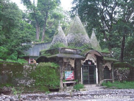 Postcard Beatles Ashram