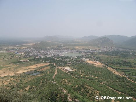 Postcard View from the top of the hill