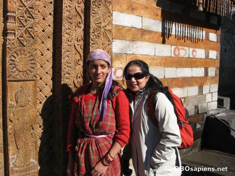 Postcard Manali Woman