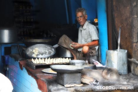 Postcard Samosa making