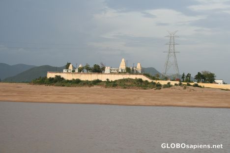 Postcard Rivar in the tempul in Lord Siva
