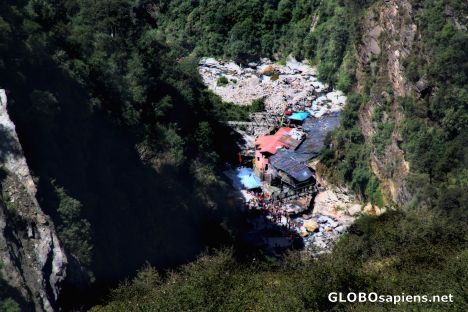 Postcard Yamunotri from above