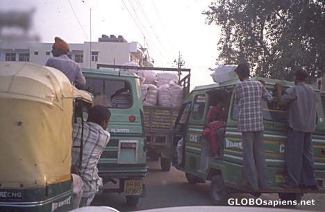 Postcard Traffic Jam