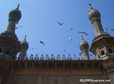 Postcard Mecca Masjid Minarets