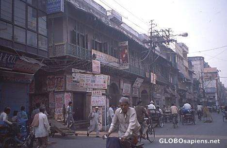 Postcard Old Delhi in the Morning