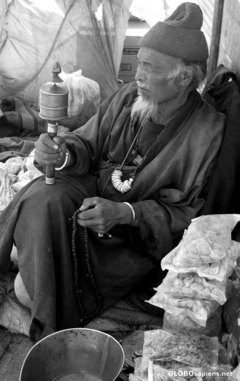 Postcard Another street seller