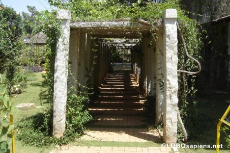 Postcard walkway