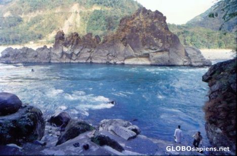 Postcard Parashuramakund in Arunachal Pradesh, India