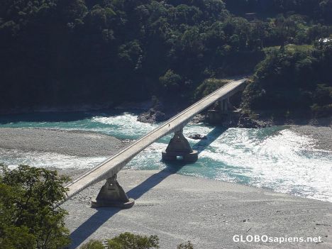 Postcard Paroshuramkund Bridge in Arunachal Pradesh
