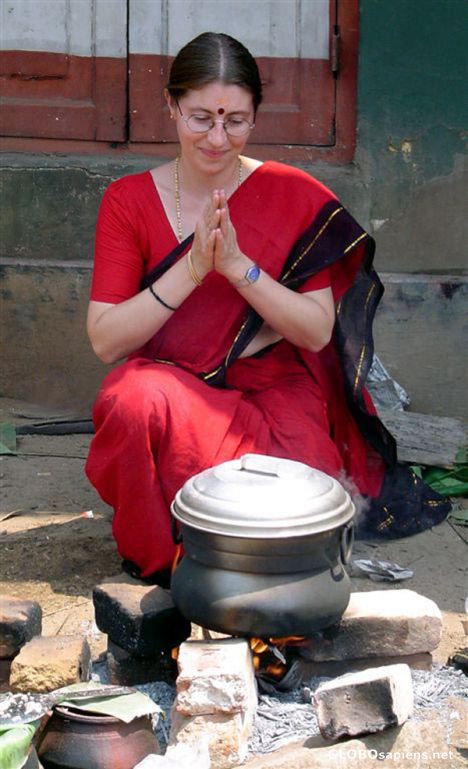 Postcard Offering to Mother Goddess