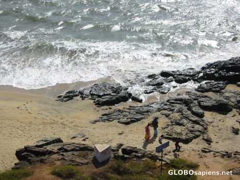 Postcard Haunting Bekal beach and fort from north Kerala, 6