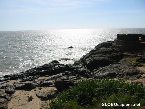 Postcard Haunting Bekal beach and fort from north Kerala,11