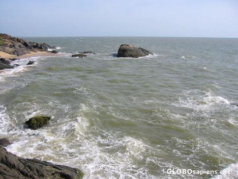 Postcard Haunting Bekal beach and fort from north Kerala,17
