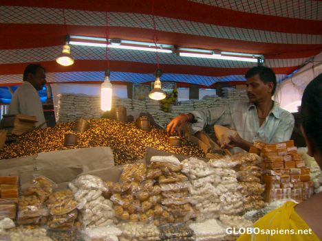 Postcard snacks outside Mahalakhmi