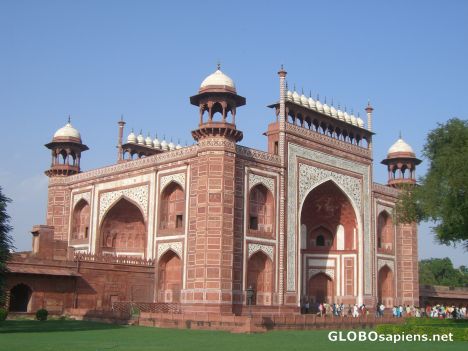 Postcard Gate to the Mahal