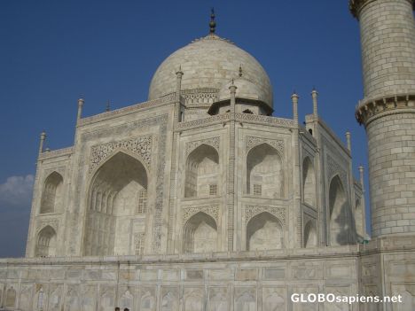 Postcard Taj Mahal - 4 - Intricate