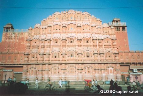 Postcard Palace of the Winds - Jaipur - India