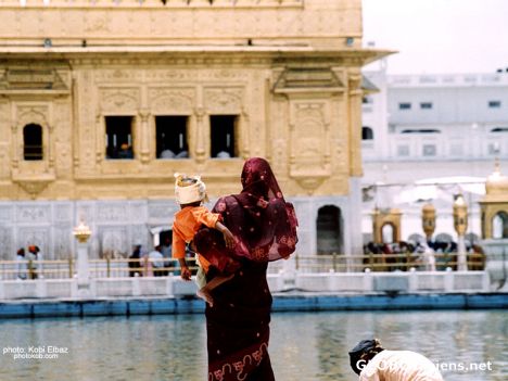 Postcard the golden-temple